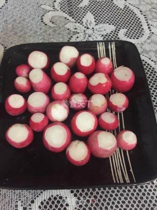 Sweet and Sour Crispy Radish recipe