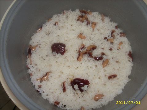 Candied Red Bean Rice recipe