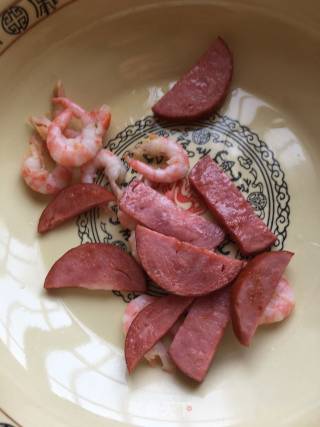 Ham and Sweet Shrimp Salad recipe