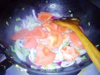 Stewed Cabbage with Onion and Tomato recipe