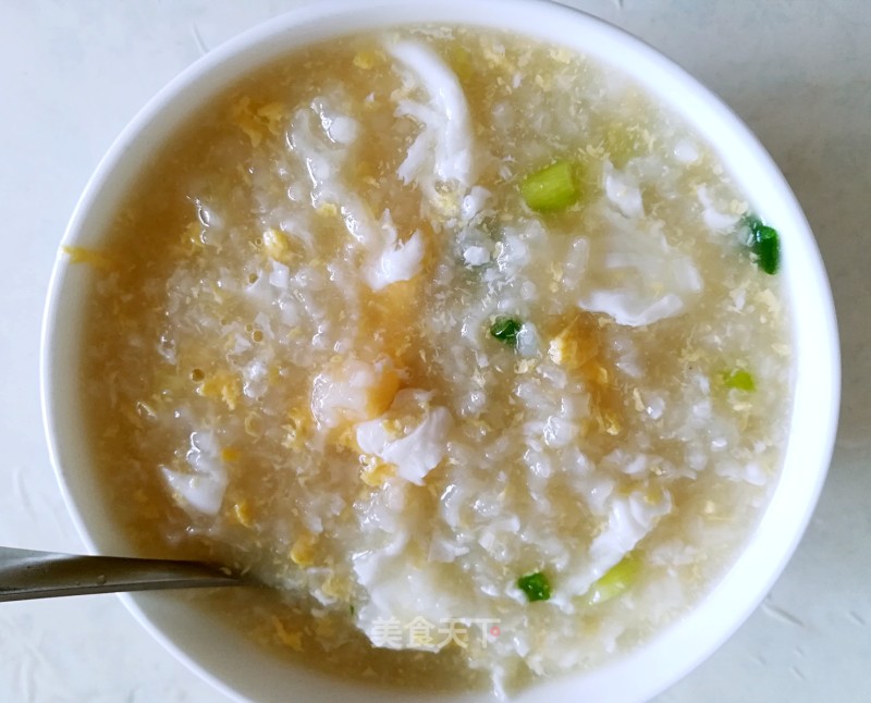 Scallion Egg Porridge recipe