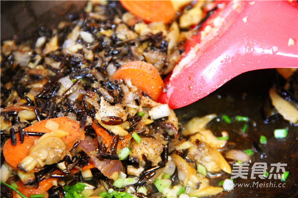 Fried Rice with Seafood and Wild Rice recipe