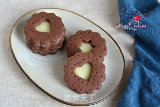 #柏翠大赛#cocoa Sandwich Biscuits recipe