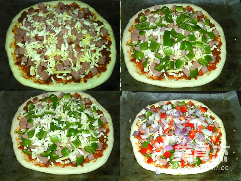 Ham Pizza recipe