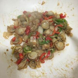 Spicy Fried Scallop Meat recipe