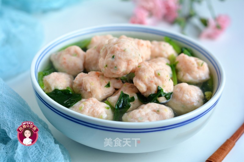 Shrimp Ball Spinach Soup recipe