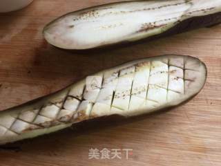 #aca烤明星大赛#grilled Eggplant with Minced Garlic Meat recipe