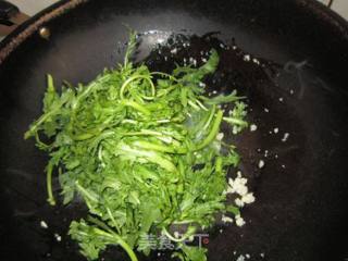 Garlic Chrysanthemum recipe