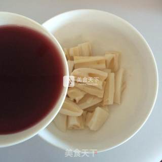 Blueberry Crispy Lotus Root recipe