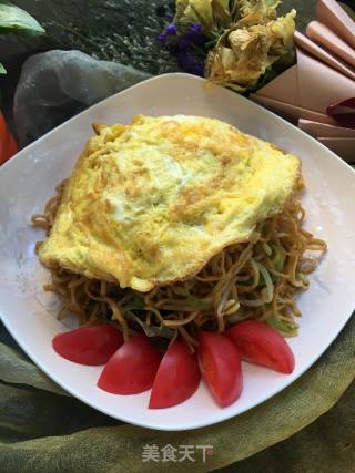 Fried Noodles with Cumin recipe