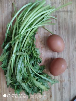 Kuaishou Vegetable Chrysanthemum Eggs recipe