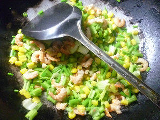 Fried Celery with Corn Kernels recipe