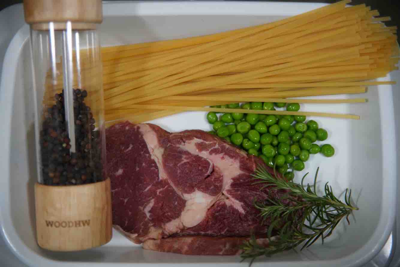 Quick Steak Pasta recipe