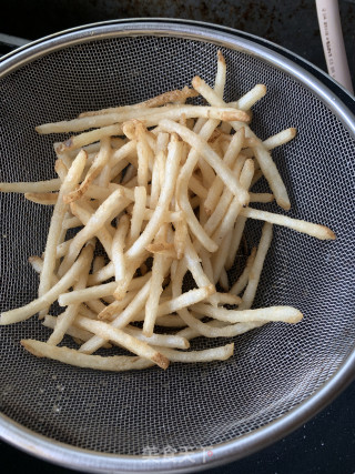 Fried Chicken Leg Fries recipe