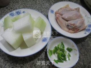 Braised Winter Melon with Medium Wings recipe