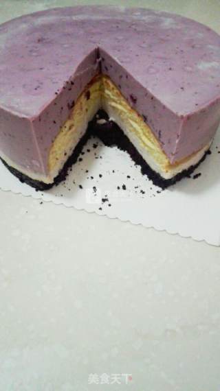 #新良第一节烤大赛# Quadruple Blueberry Cheese Mousse recipe