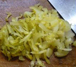 Fried Pork Heart with Sauerkraut Stems recipe