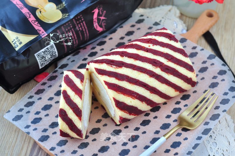 Striped Cake Roll recipe