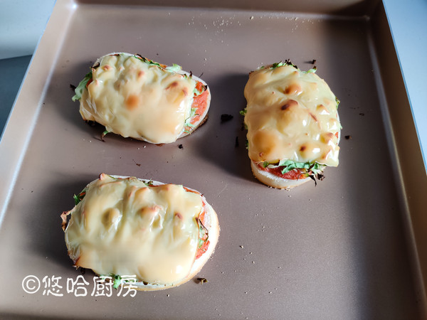 Cheese Baked Steamed Buns recipe