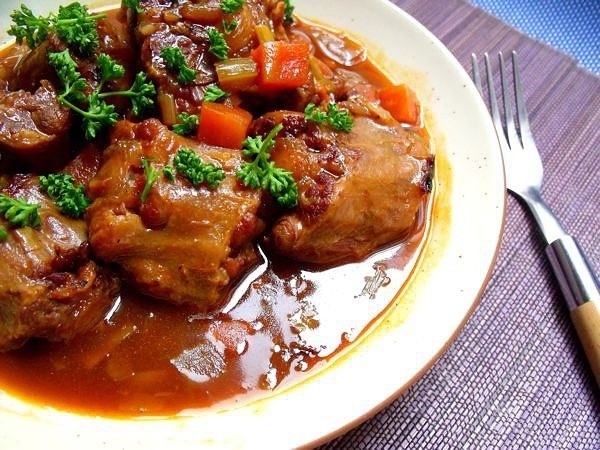 Caribbean Red Braised Oxtail recipe