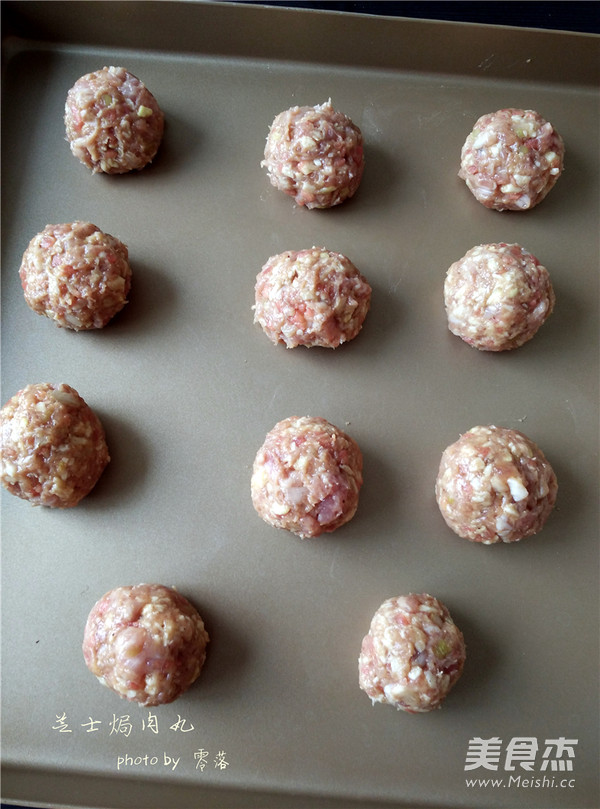 Cheese Baked Meatballs recipe