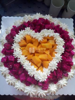 Cream Fruit Cake recipe