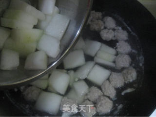 Winter Melon Meatball Soup recipe