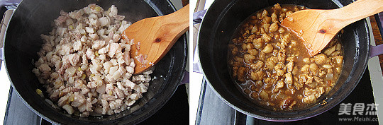 Onion Braised Pork Rice recipe