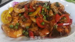 Fried Sea Prawns recipe