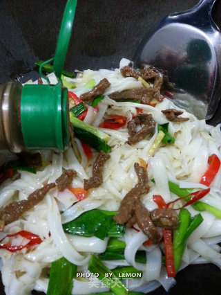 Cool Lamb Fried Noodle recipe