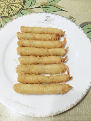 Fried Noodle Shrimp recipe