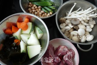 #trust之美#winter Melon Kelp Big Bone Pot recipe