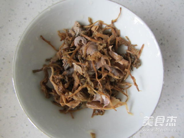 Boiled Bamboo Shoots and Dried Vegetables recipe