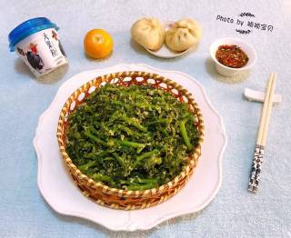 #快手懒人饭#fen Steamed Chrysanthemum recipe