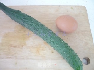Scrambled Eggs with Cucumber recipe