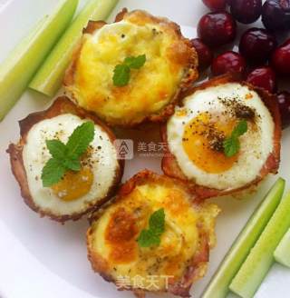 Shuangpin Bacon Baked Egg recipe