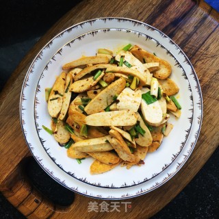 Stir-fried Dried Tofu with Cumin recipe