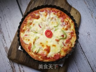 Onion Ham Pizza recipe