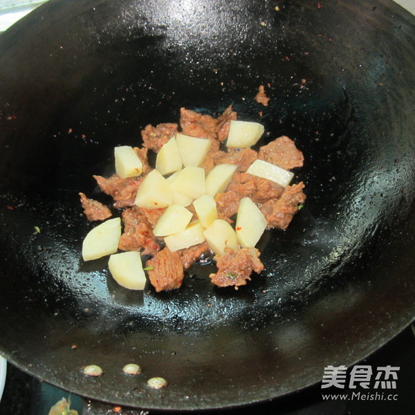 Green Pepper Sirloin and Roasted Potatoes recipe