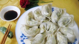 Steamed Wontons with Cabbage and Vegetarian Stuffing recipe
