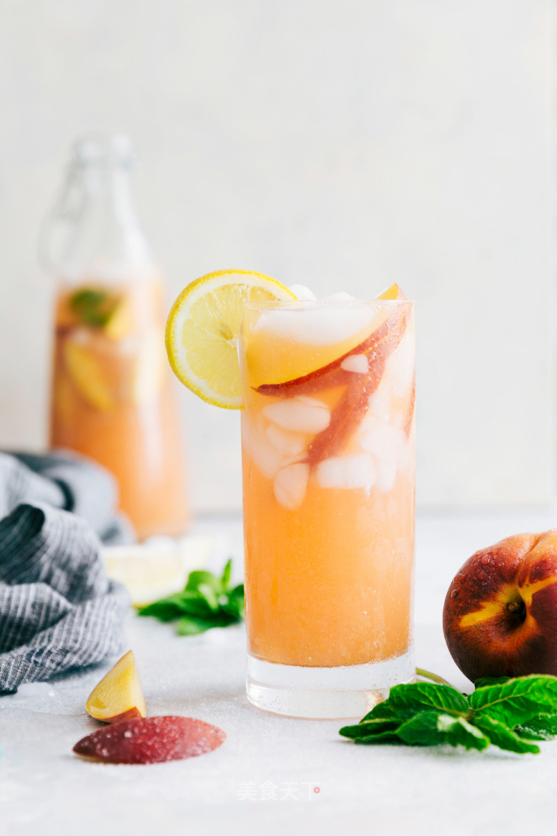 Yellow Peach Lemon Ice Juice