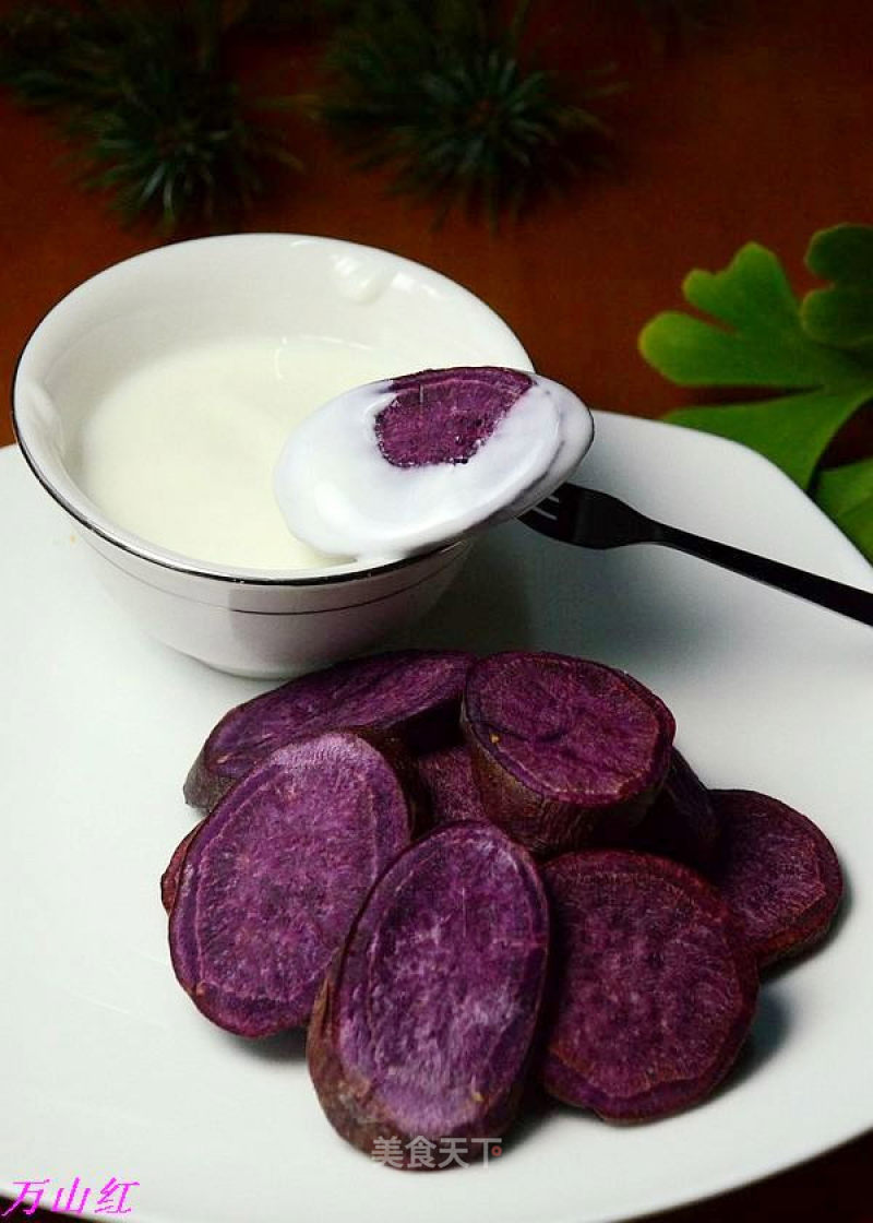 Roasted Purple Potato Chips recipe