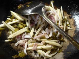 Fried Squid with Pickled Vegetables and Rice White recipe