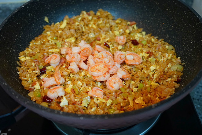 Soy Sauce Shrimp Fried Rice recipe