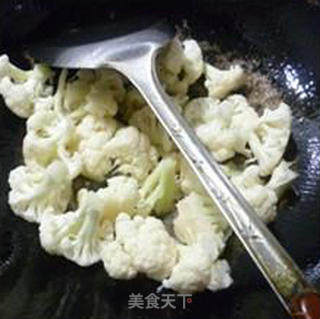 Stir-fried Cauliflower with Mustard recipe