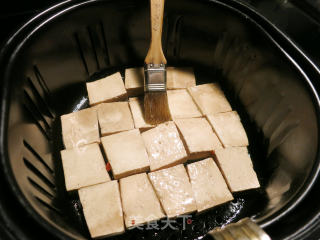 #豆腐# Air Fryer Grilled Homemade Tofu recipe