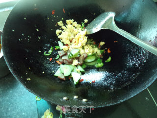 Fried Rice with Cucumber Char Siew recipe