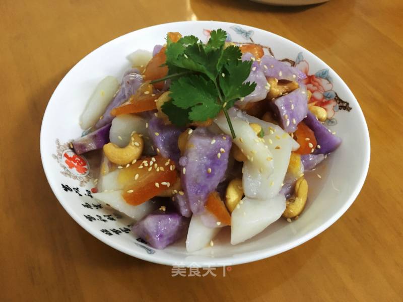 Braised Purple Potato Yam recipe