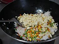 Sweet Egg Fried Rice recipe