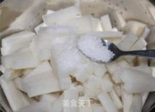 Lime Sweet and Sour Radish recipe